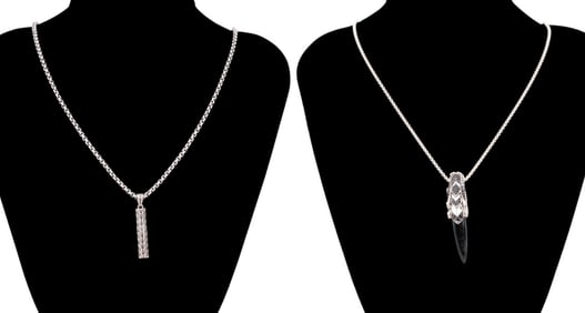 JOHN HARDY DRAGON & CLASSIC PENDANTS WITH CHAINS