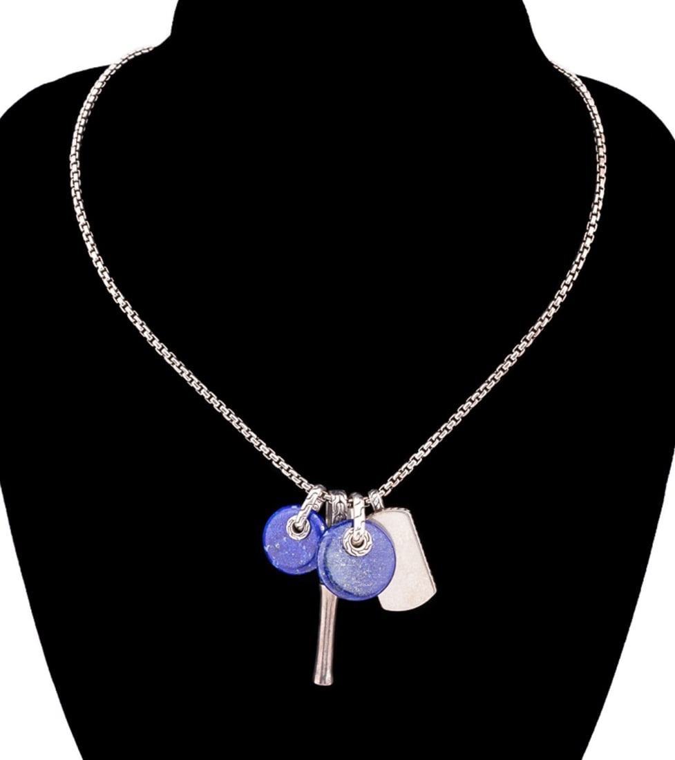 JOHN HARDY STERLING PENDANT NECKLACE (1 of 11)