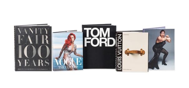 FIVE LIFESTYLE AND FASHION TABLE-TOP BOOKS