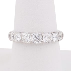 JB STAR 2.44 CTW DIAMOND PLATINUM BAND RING