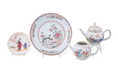 FOUR PIECES MANDARIN PALETTE EXPORT TABLEWARE