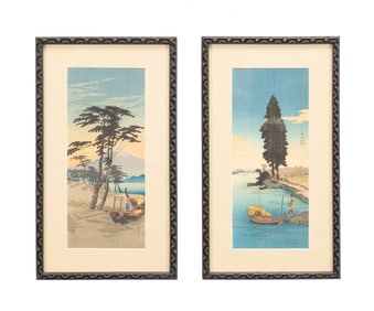 TWO SHOTEI WOODBLOCK PRINTS