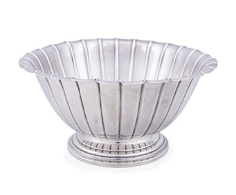 GORHAM MFG. CO. FLUTED STERLING SILVER BOWL