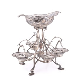 THOMAS PITTS GEORGE III SILVER EPERGNE, 1774