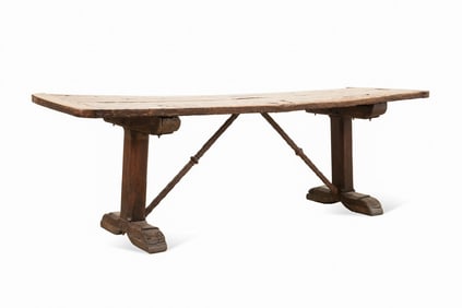 18TH C. CONTINENTAL BAROQUE DINING TABLE