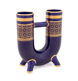 CHRISTOPHER DRESSER FOR MINTON U-SHAPE VASE