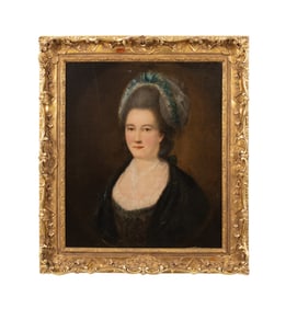 GAINSBOROUGH, 'MRS. JAMES HINGESTON' C. 1750 OIL