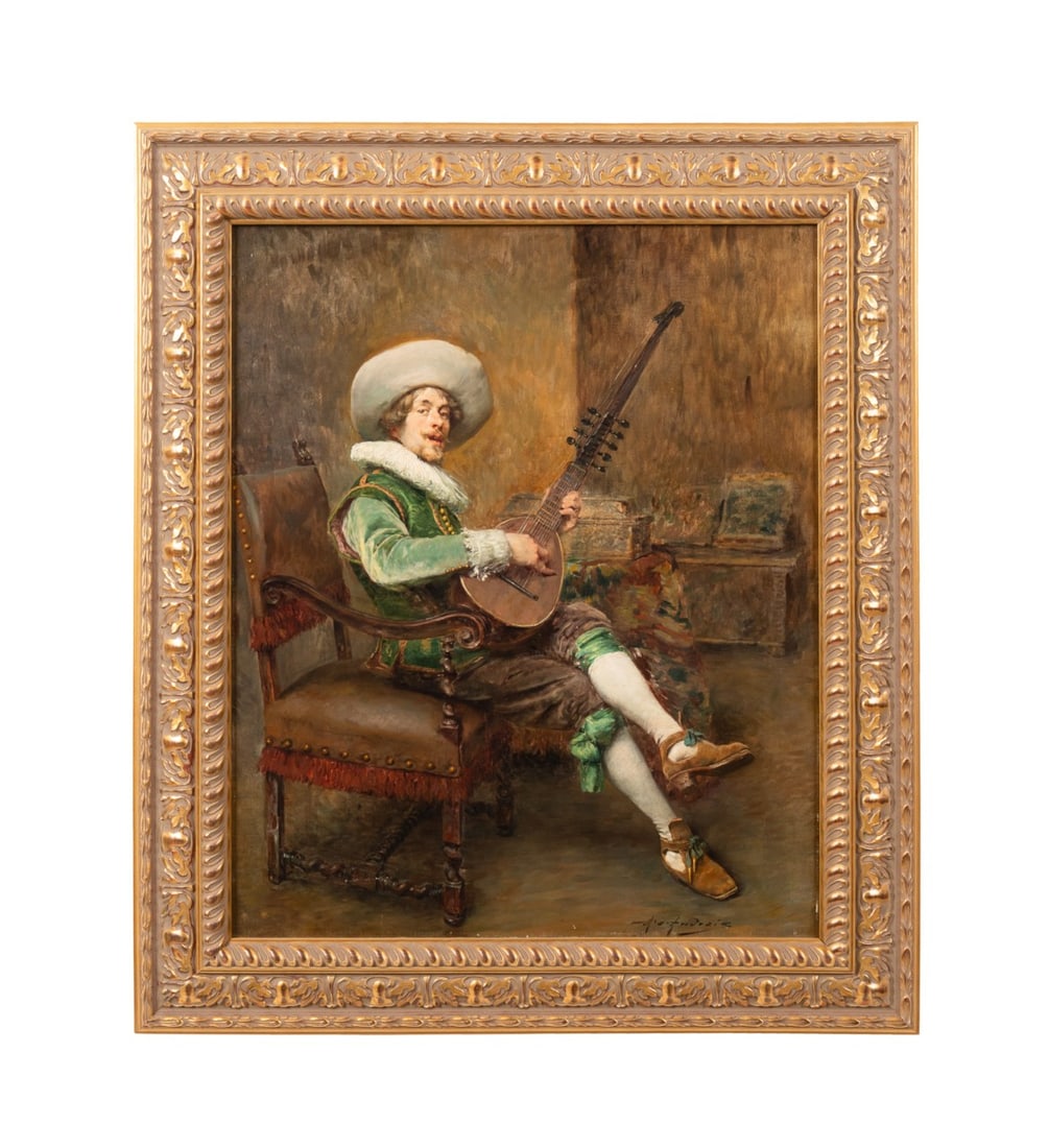 ALEX DE ANDREIS, TROUBADOUR, OIL ON CANVAS (1 of 5)