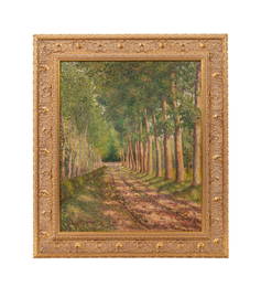 GEORGES PISSARRO, IMPRESSIONIST LANDSCAPE, 1899