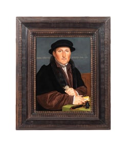 20TH C. PORTRAIT OF A YOUNG MAN, AFTER HOLBEIN