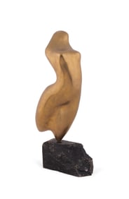'MUSE' ABSTRACT BRONZE FIGURE, AFTER M. GUGUIANU