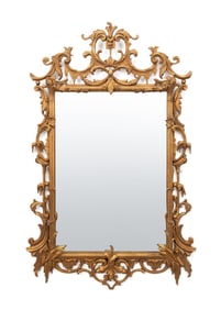 FRIEDMAN BROTHERS ROCOCO STYLE GILTWOOD MIRROR