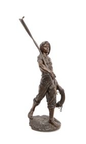 ANTOINE BOFILL, 'EN AVANT', BRONZE SCULPTURE