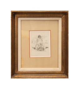 WHISTLER, 'THE DRAPED FIGURE, SEATED' C. 1893 (1 of 12)