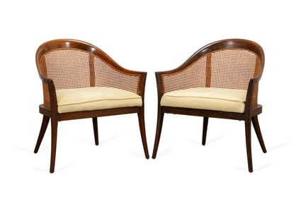 PAIR OF HARVEY PROBBER TUB CHAIRS, MODEL 915