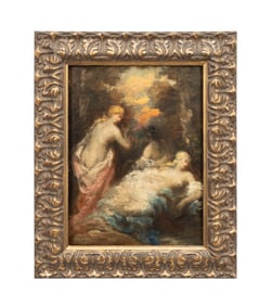 M.A. ROSALBIN DE BUNCEY, NYMPHS & CUPID, O/P