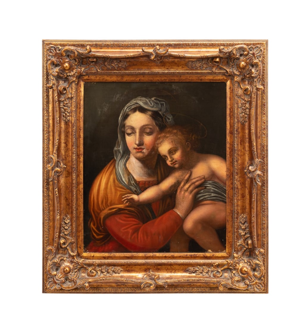 20TH C. MADONNA & CHILD, MANNER ANDREA DEL SARTO (1 of 4)
