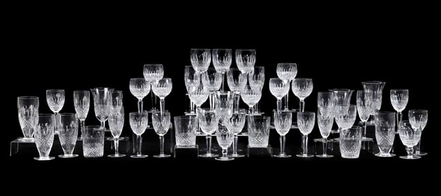 45 PIECE WATERFORD CRYSTAL 'COLLEEN' STEMWARE SET