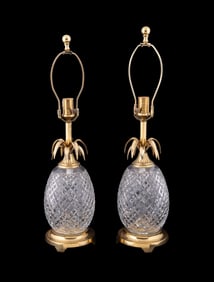 PAIR OF WATERFORD CRYSTAL 'HOSPITALITY' LAMPS