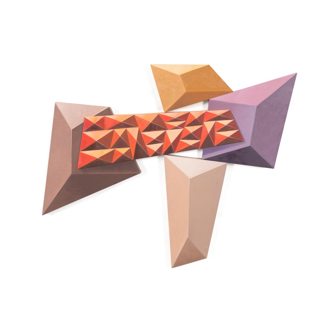 PETER NISHANIAN 'QUINTET' MODERN TROMPE L'OEIL OIL (1 of 5)