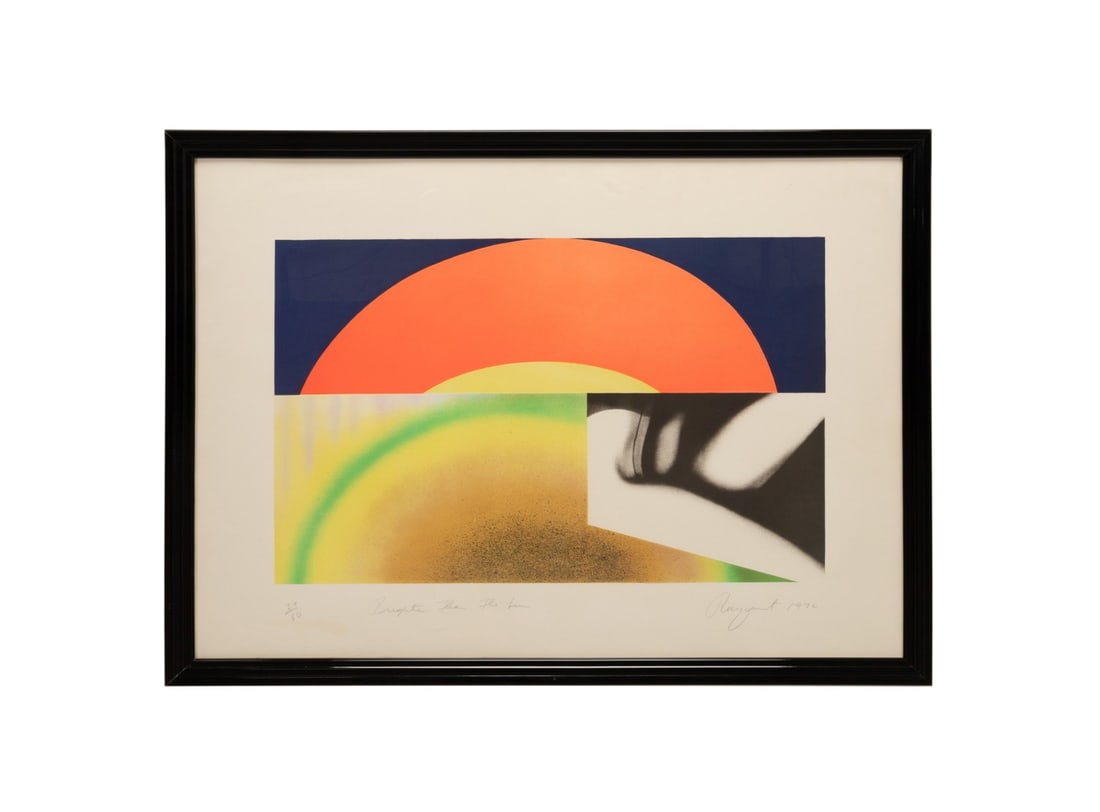 J. ROSENQUIST "BRIGHTER THAN THE SUN" 1972, LITHO (1 of 7)