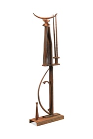 BILL BROWN, 'MARCO POLO', MODERN STEEL SCULPTURE