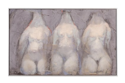 GEORGE DUNBAR 'THREE GRACES' MM ON PANEL