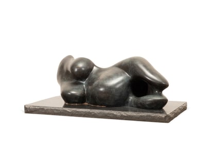 EDUARDO GOMEZ-ANGEL, 'MATERNITY', BRONZE, 1991