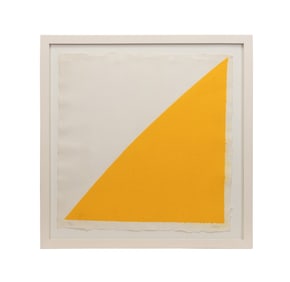 ELLSWORTH KELLY 'COLORED PAPER IMAGE XVI (YELLOW)