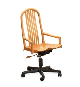 ROBERT ERICKSON BIRDSEYE MAPLE DESK CHAIR