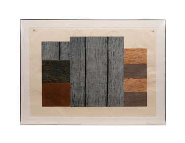 SEAN SCULLY, 'CONVERSATION' 1986 WOODCUT, 2/40