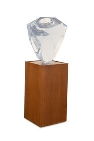 BRUCE BEASLEY, LARGE ACRYLIC GEOMETRIC SCULPTURE