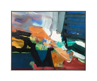 SYD SOLOMON, 'NATUROLE' 1974 LARGE ACRYLIC & OIL