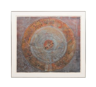 FRANK FAULKNER, 1983 CIRCULAR MOTIF EMBOSSED MM/P