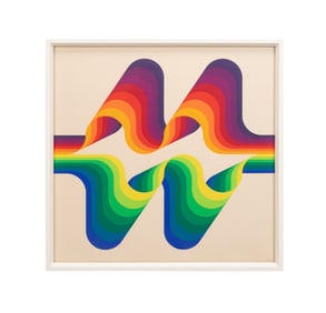 JULIO LE PARC, (RAINBOW III) SCREENPRINT, 81/200