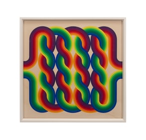 JULIO LE PARC, RAINBOW I 1974 SCREENPRINT, 81/200