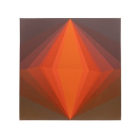 DORIS LEEPER GEOMETRIC PAINTING