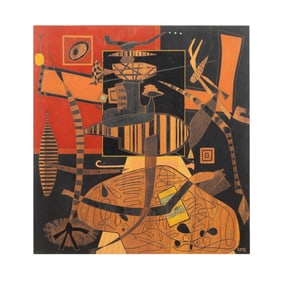 KIMO MINTON, 'STORYTELLER', POPLAR PANEL, 2007