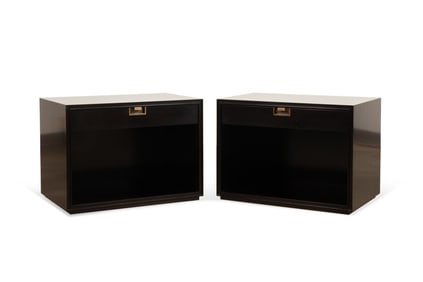 PAIR OF THOMAS PHEASANT FOR BAKER NIGHTSTANDS