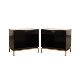 PAIR OF THOMAS PHEASANT FOR BAKER NIGHTSTANDS