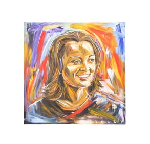 STEVE PENLEY, PORTRAIT OF A BRUNETTE, SIGNED