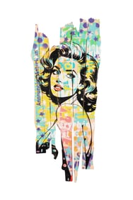 CHRIS HOBE, 'PIN UP POP', GRAFFITI POP ART, A/B