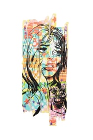 CHRIS HOBE, 'PIN UP POP', GRAFFITI POP ART, A/B