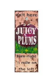 CEDRIC SMITH, 'SWEET PLUMS', MIXED MEDIA, 2009