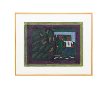 EDDIE ARNING, LANDSCAPE WITH TWO FIGURES, #772