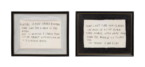 KAREN KILIMNIK, 2 'JANE/CREEP' DRAWING SERIES 1990