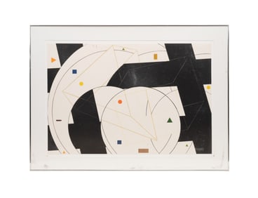 AL HELD, 'STONE RIDGE 1' ETCHING, 1983