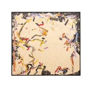 JACK BOSSON 'CHOLLY CAVE' LARGE ABSTRACT A/C 1980