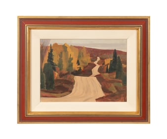 ALAN COLLIER, OSA, RCA 'AUTUMN ROAD' O/B