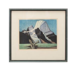 N. HORNYANSKY 'MT. ROBSON...' COLOR AQUATINT 55/60